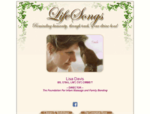 Tablet Screenshot of lifesongsinc.com